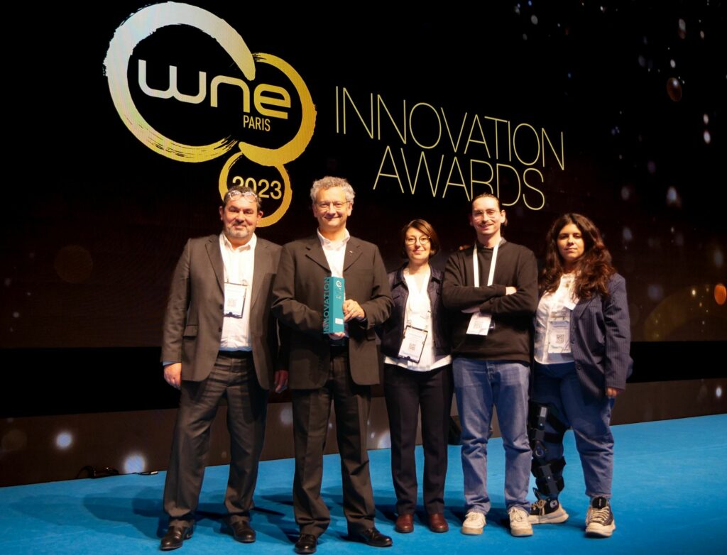 L'équipe Hapster reçoit l'Innovation Award